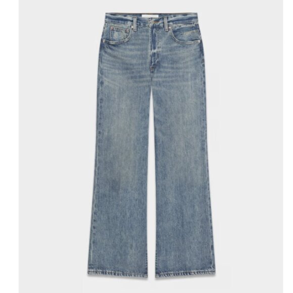 Aritzia Denim - Denim Forum The Farrah Hi-Rise Wide Jean – Size 30, Into The Bleu Light